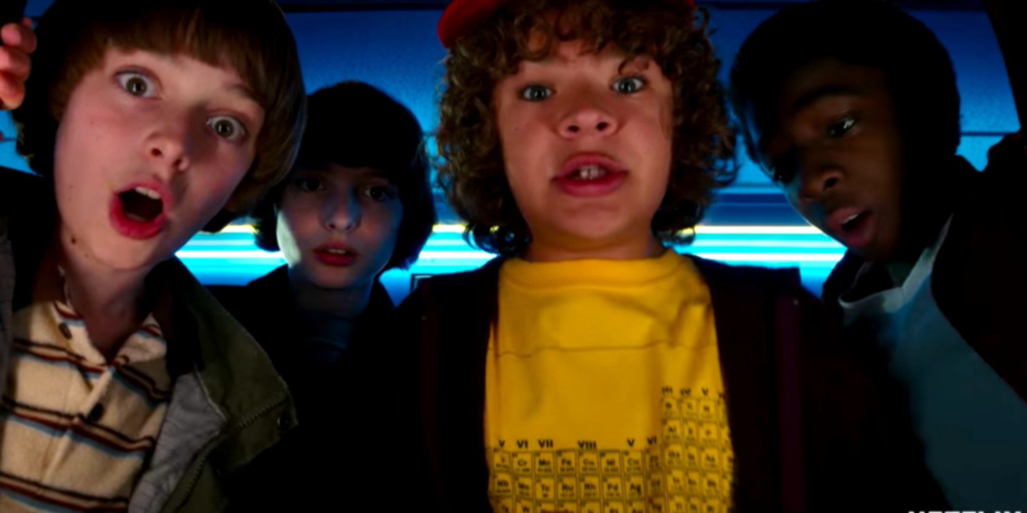 Stranger Things Season 2 Will, Mike, Dustin and Lucas