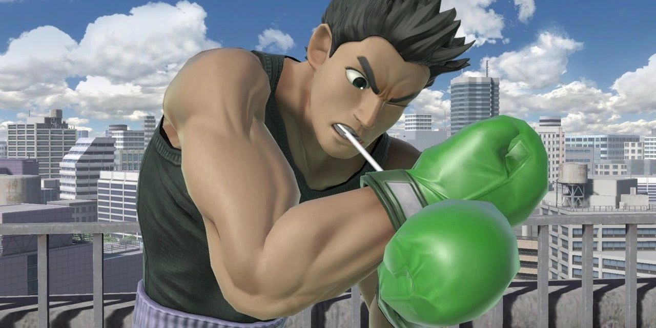 Little Mac doing a taunt in Super Smash Bros Ultimate