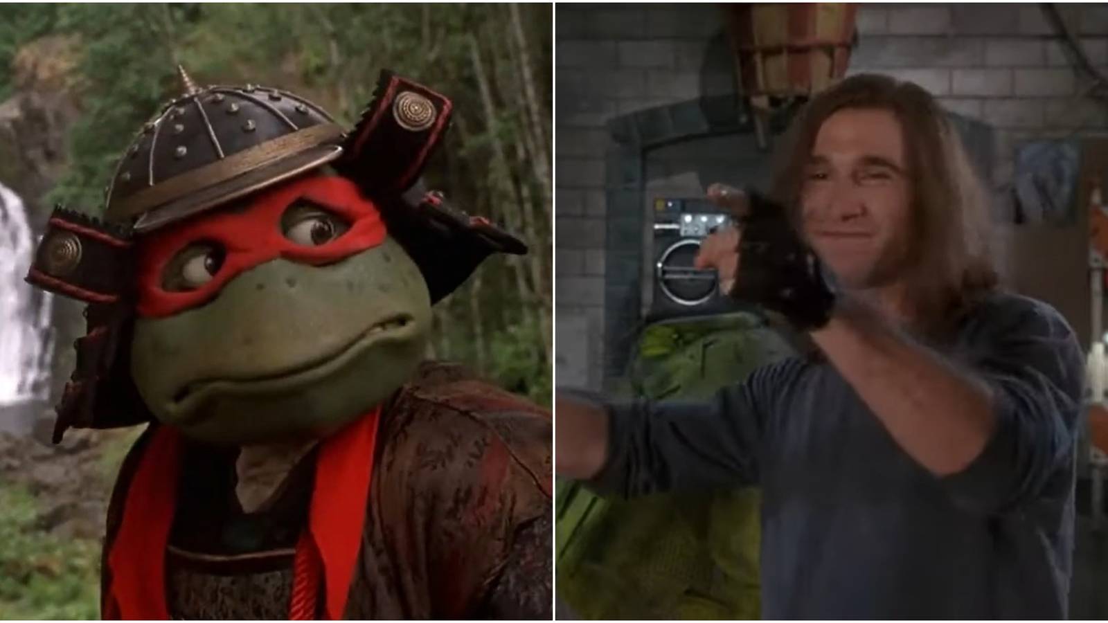 Left: Raphael. Right: Elias Koteas. Image source: Terrence Smith