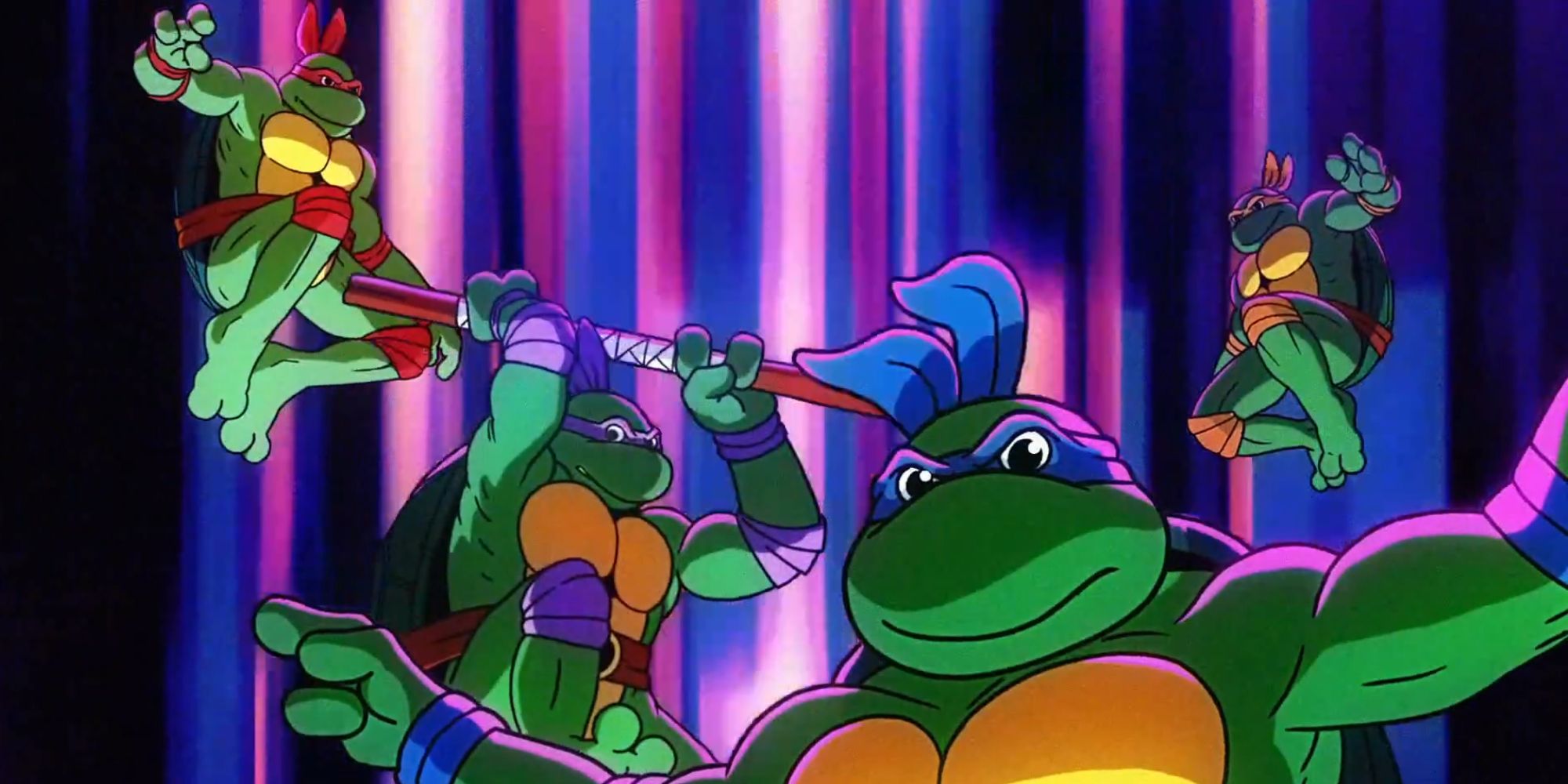 TMNT Intro Shot Turtles Jumping In