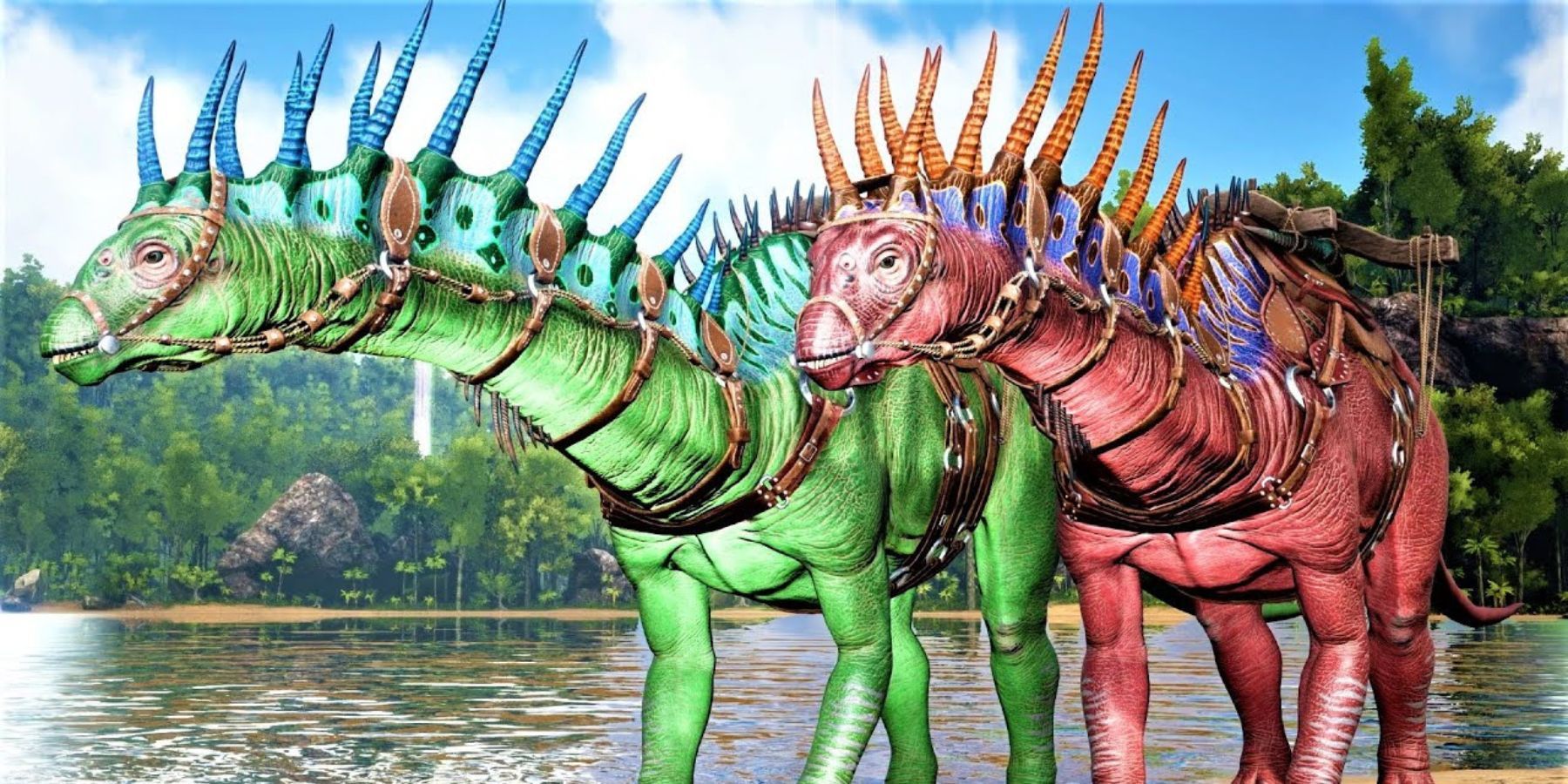The Amargasaurus colors