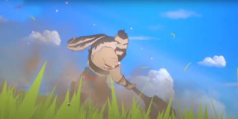 The Destroyer in Ni no Kuni: Cross Worlds cleaving the battlefield