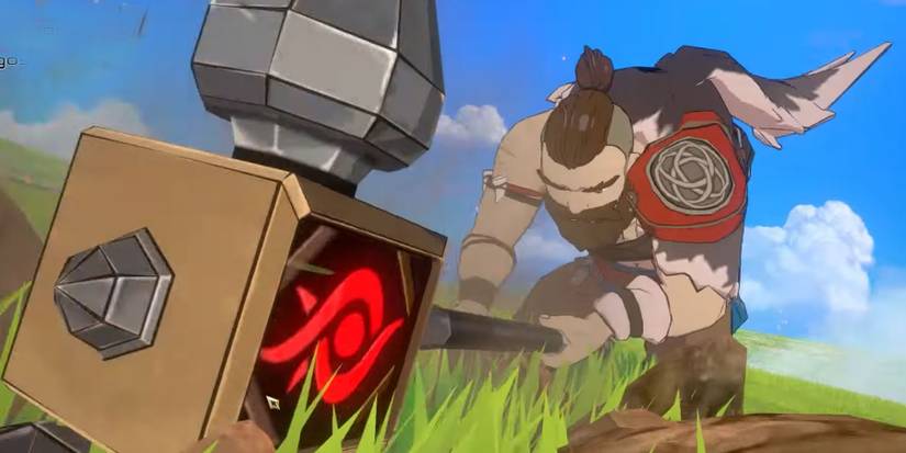 The Destroyer in Ni no Kuni: Cross Worlds unleashing an attack