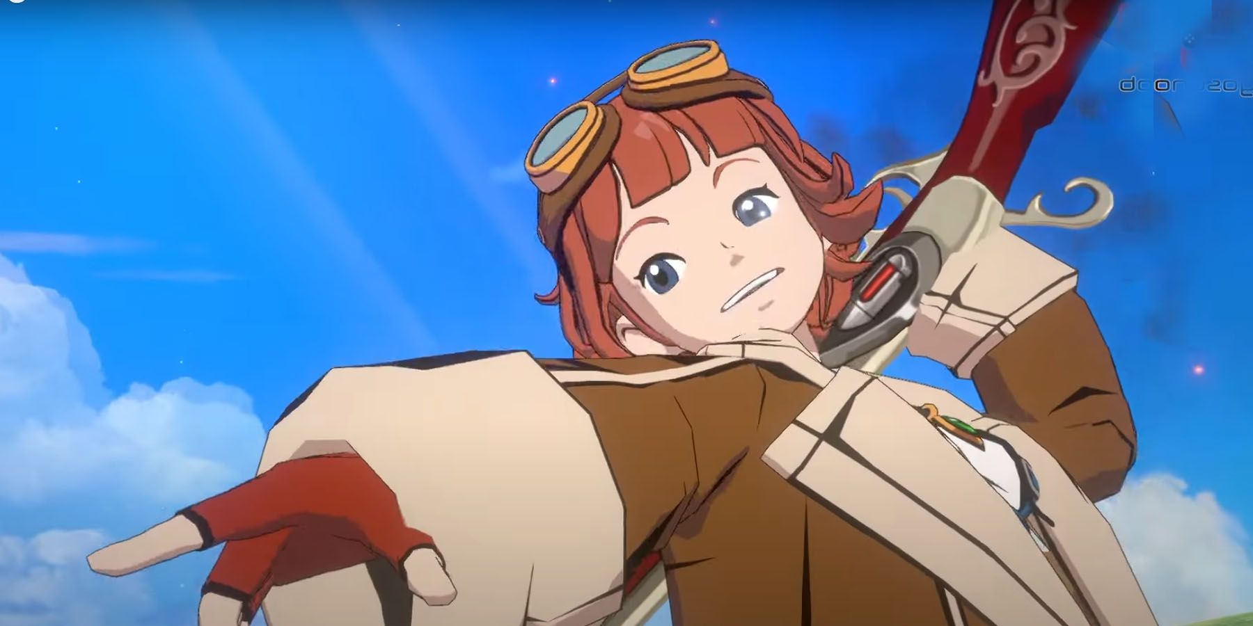 The Engineer in Ni no Kuni: Cross Worlds striking a pose