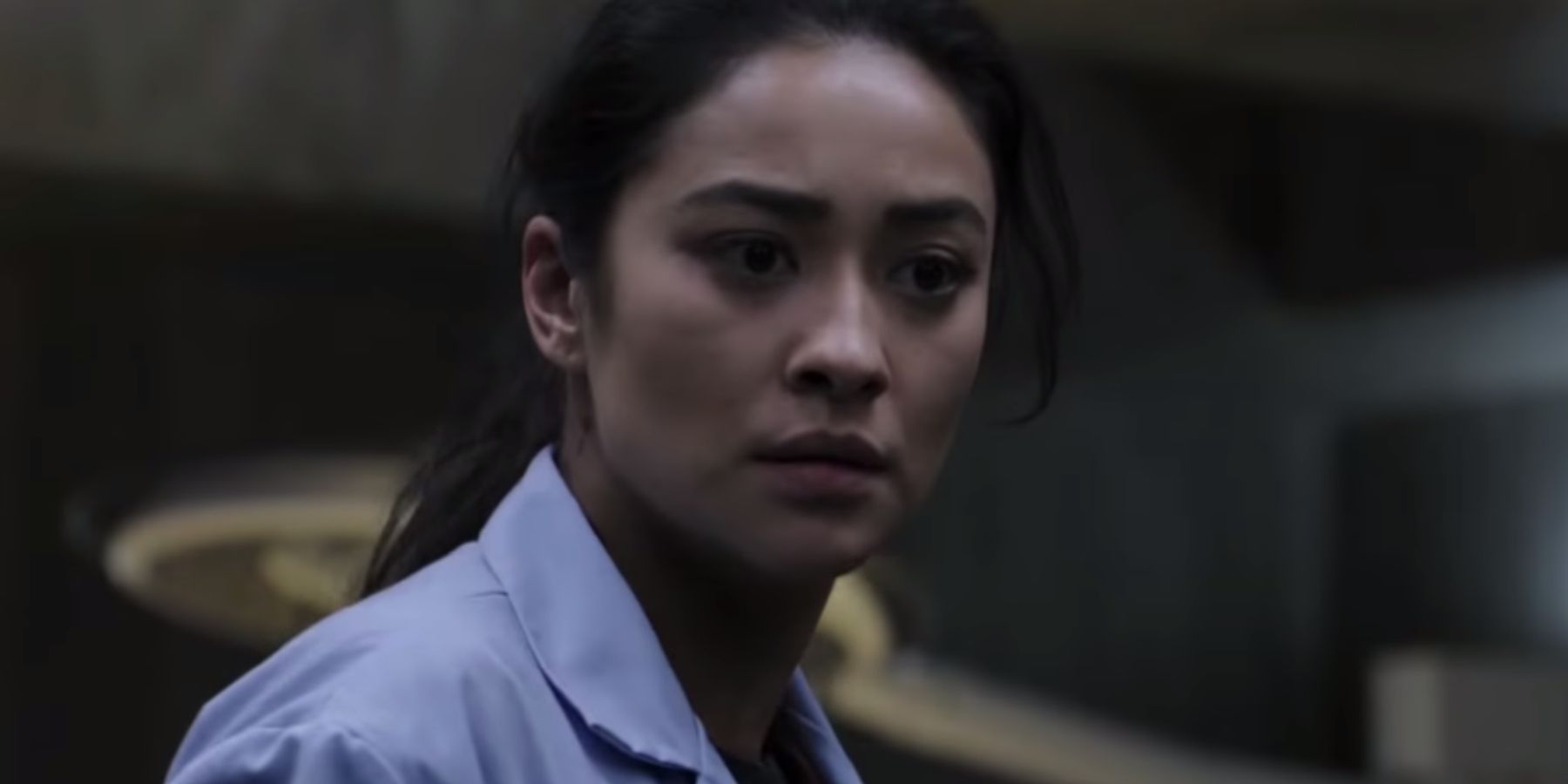 Shay Mitchell as Megan Reed in The Possession Of Hannah Grace