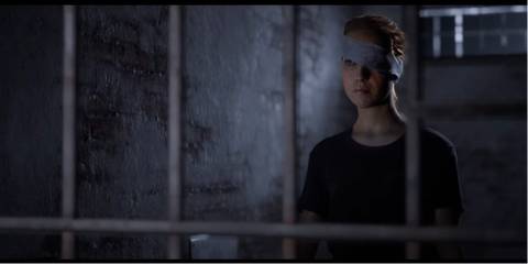 The Quarry Laura in the police station