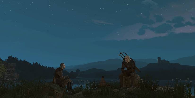 The Witcher 3 Blood and Wine Regis last scene geralt toussaint