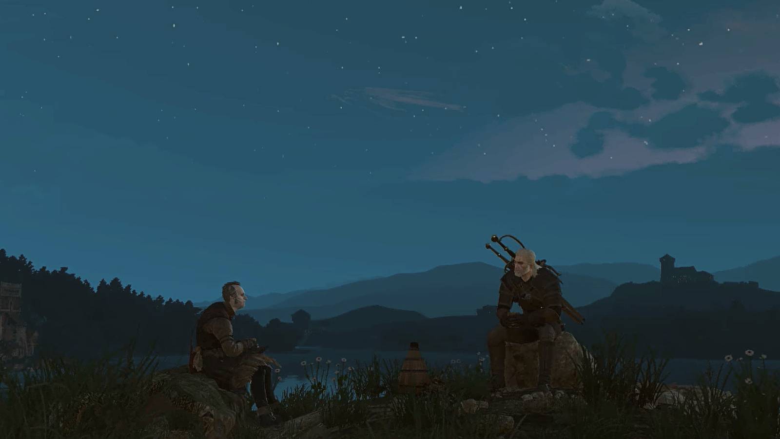 The Witcher 3 Blood and Wine Regis last scene geralt toussaint
