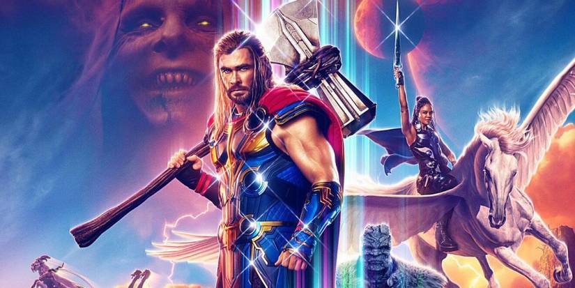 cropped Thor: Love and Thunder poster 