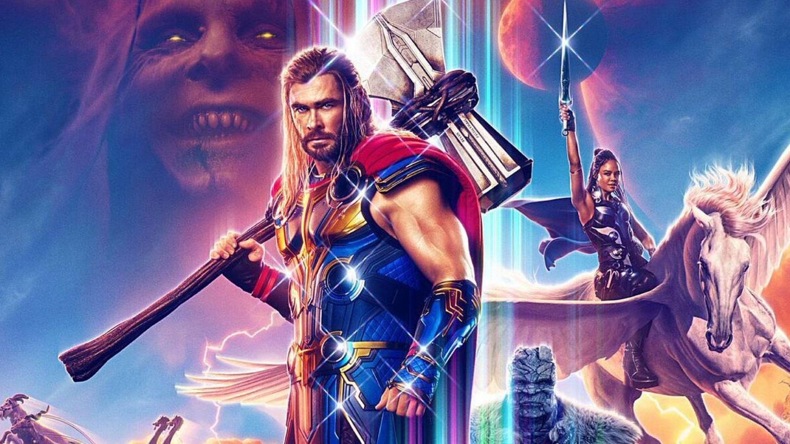 cropped Thor: Love and Thunder poster 