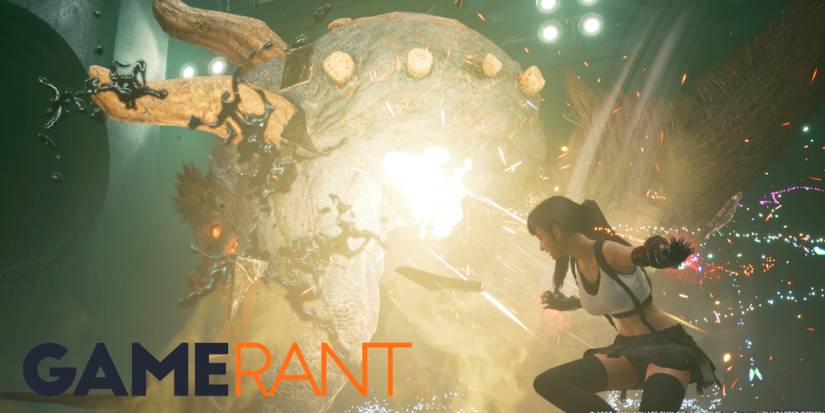 Tifa using Starshower with the Feathered Gloves