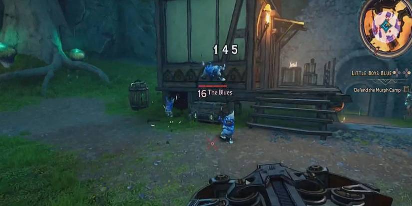 Tiny Tina Wonderlands Little Boys Blue quest blues at house entrance