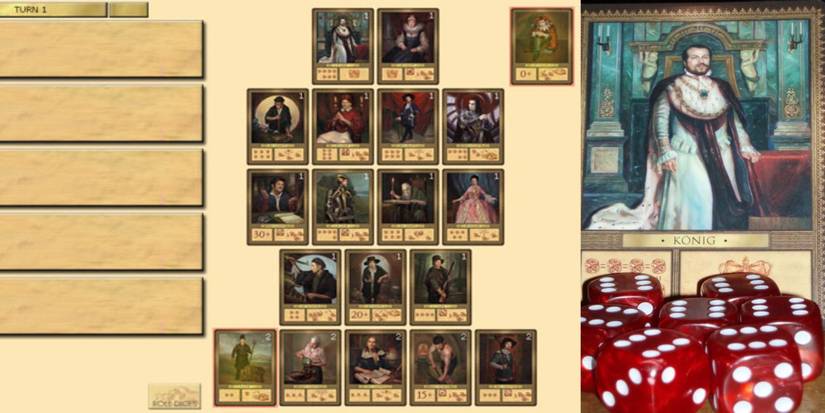 To Court A King split image