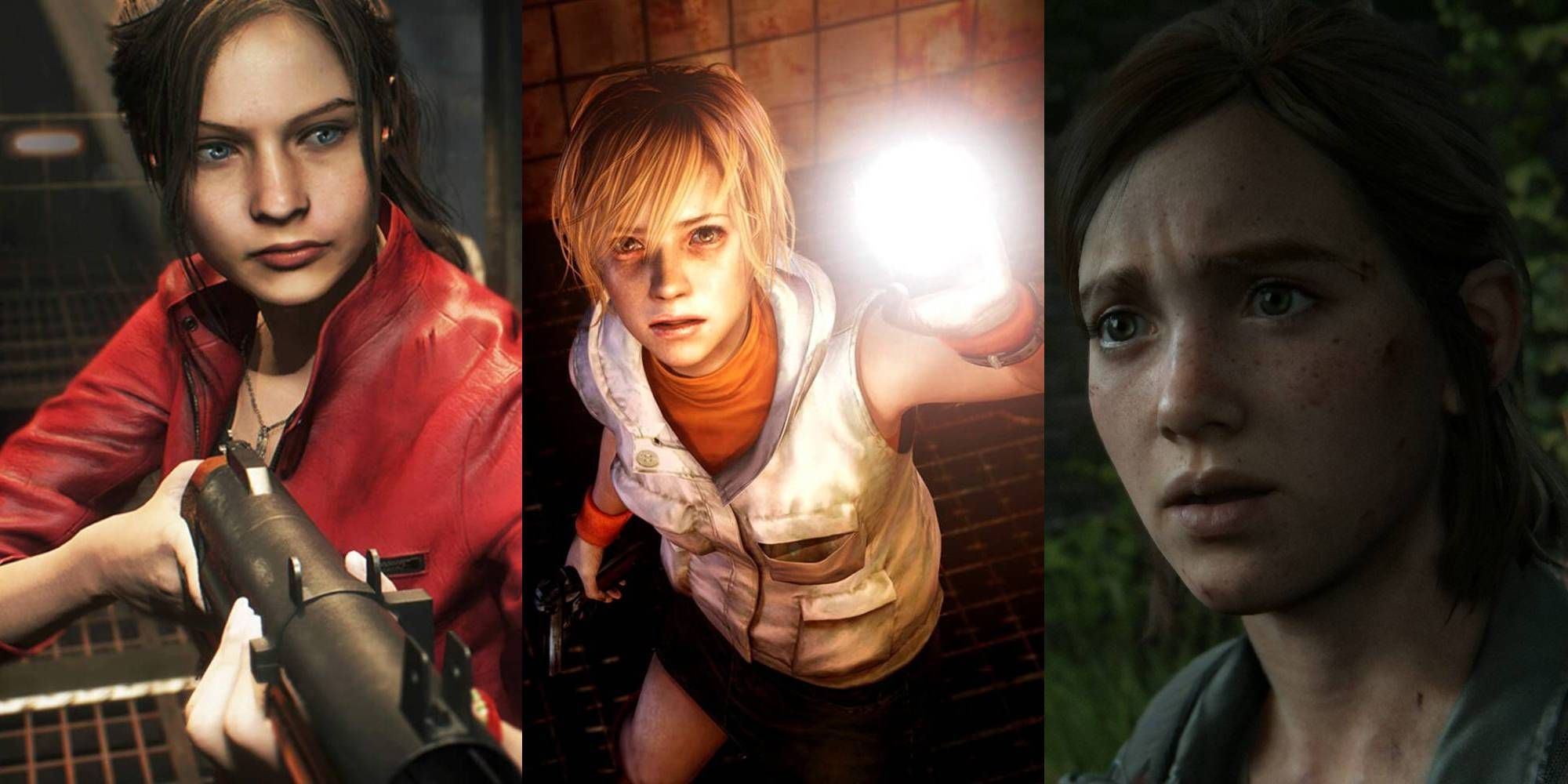 Tomboys in Horror Claire Redfield Heather Ellie