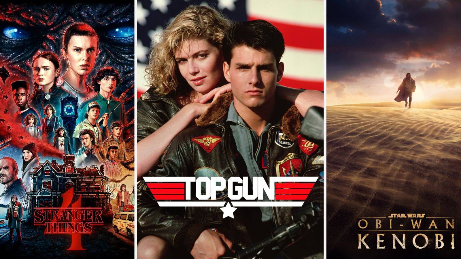 Top Gun Stranger Things Obi-Wan Kenobi