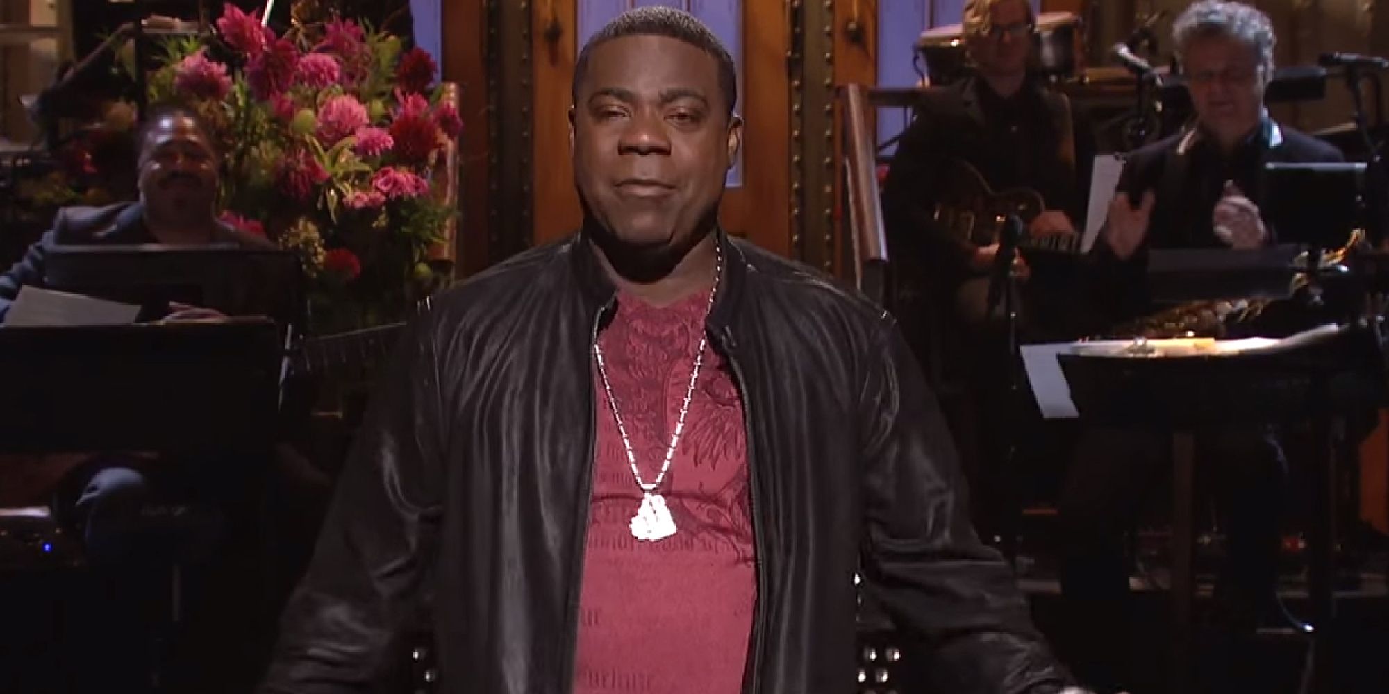 Tracy Morgan during a monologue on SNL