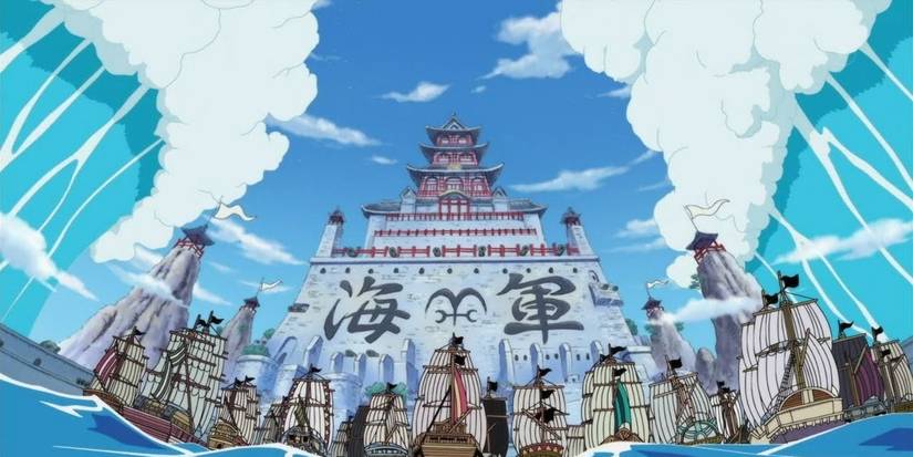 One Piece Tsunami at Marineford