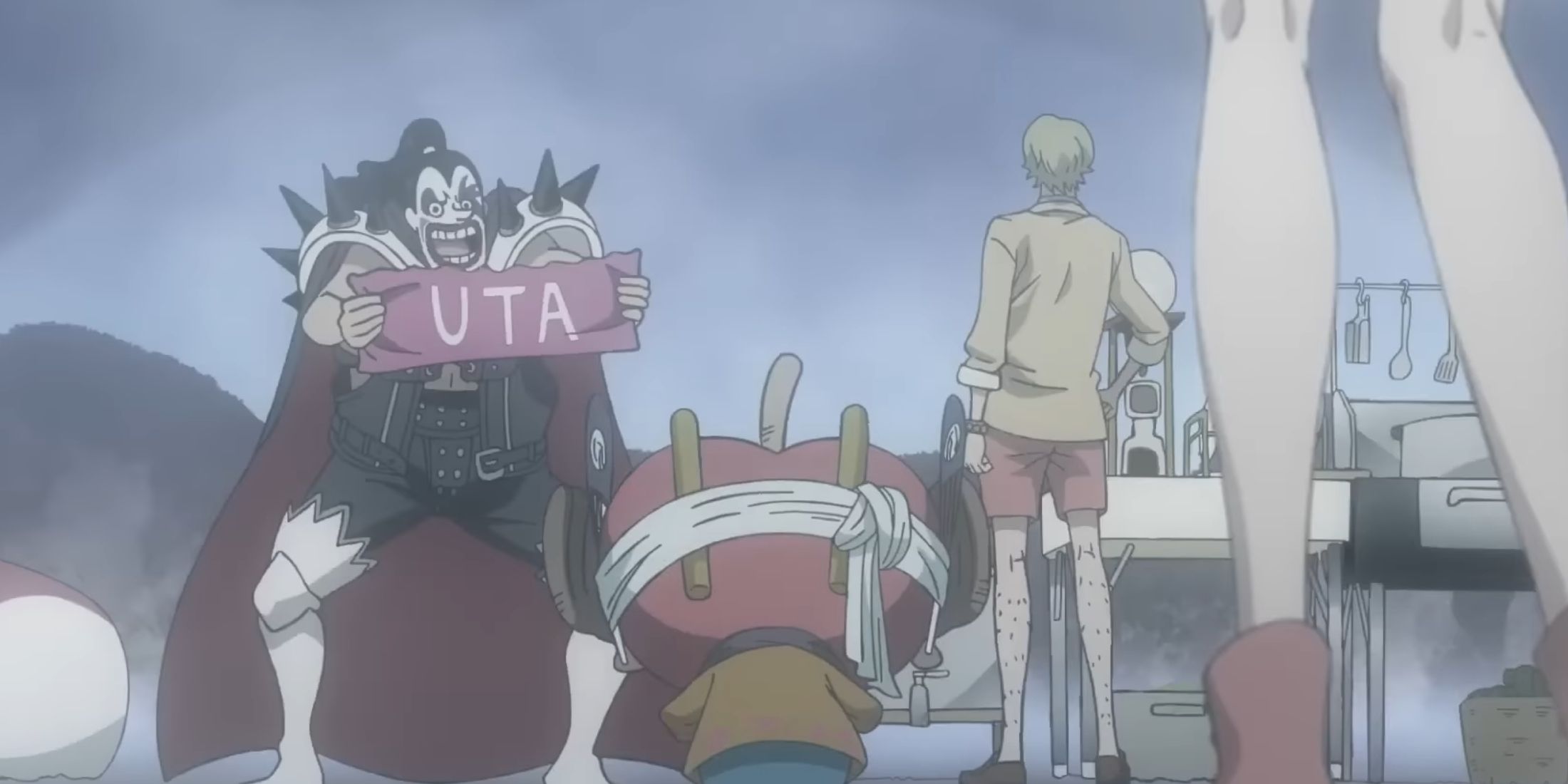 Usopp and Chopper excited about meeting Uta