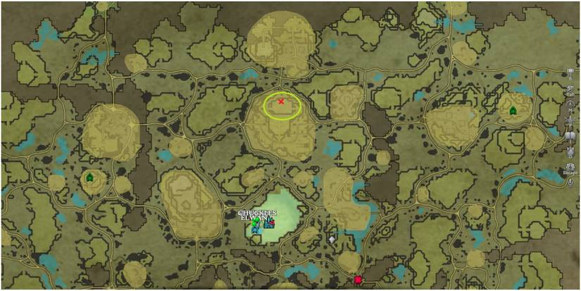 V Rising Location Of Nicholaus The Fallen On The Map
