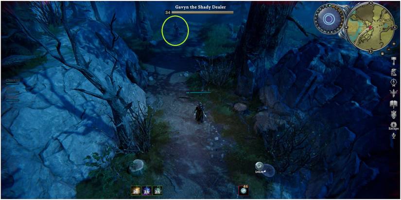 V Rising Spotting Gavyn On The Road In The Farbane Woods