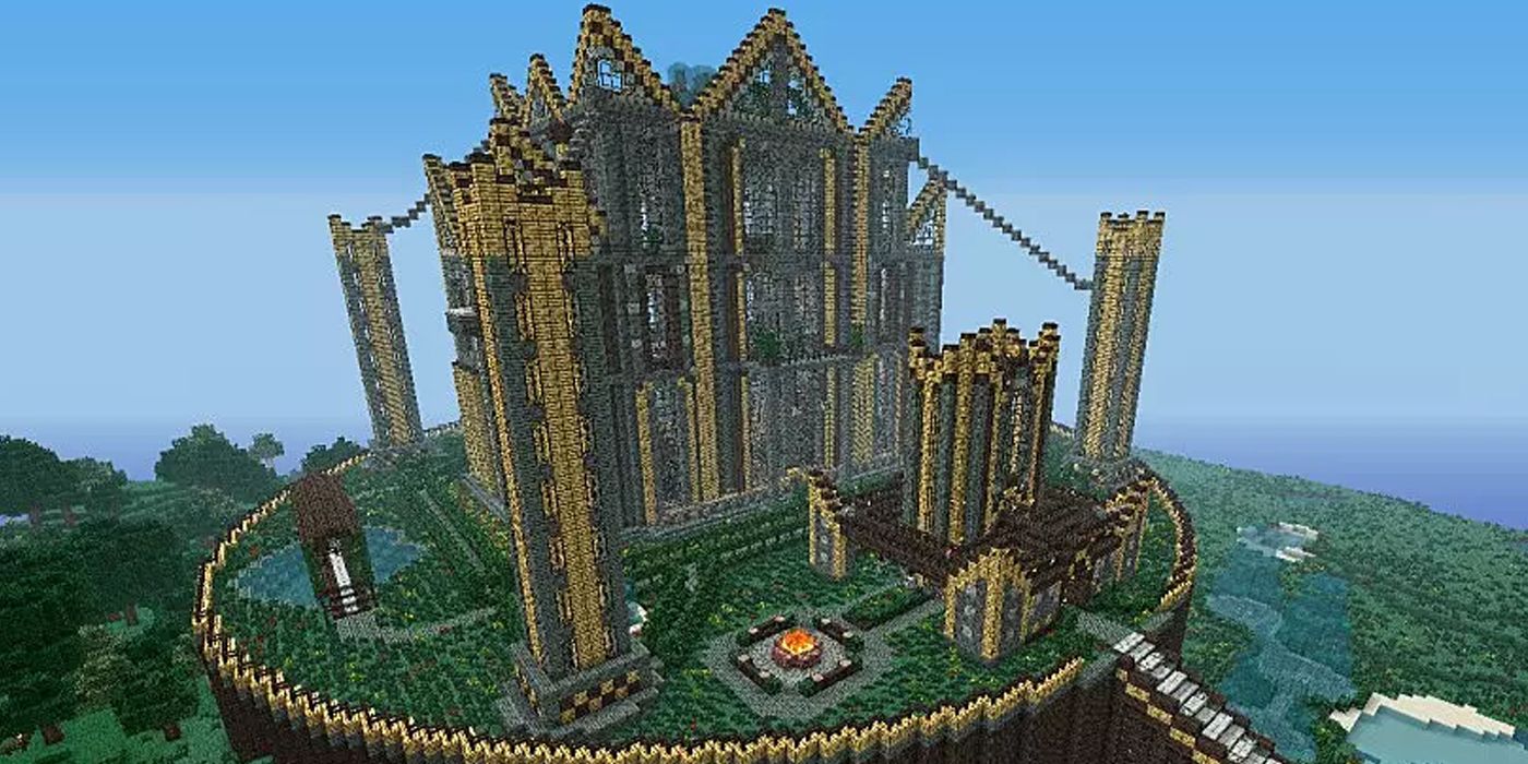 Video Games Play As God Minecraft Creative Castle