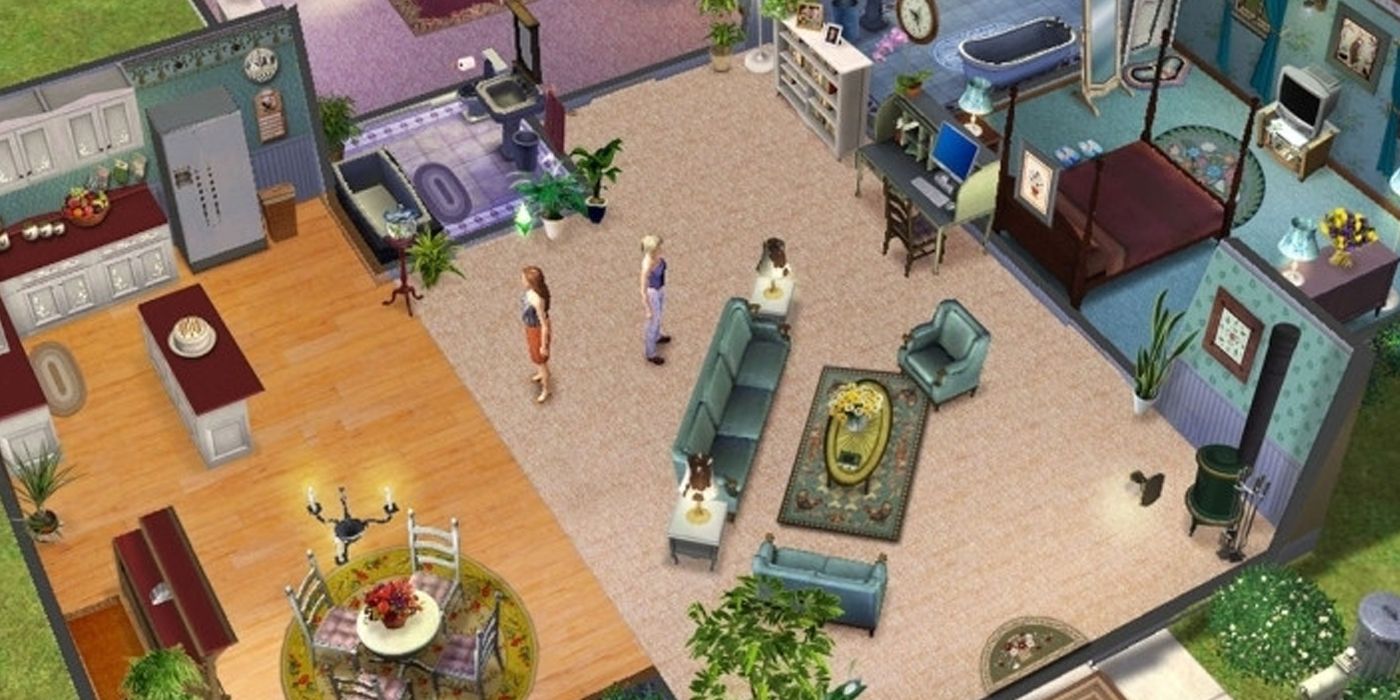 Video Games Play As God The Sims House