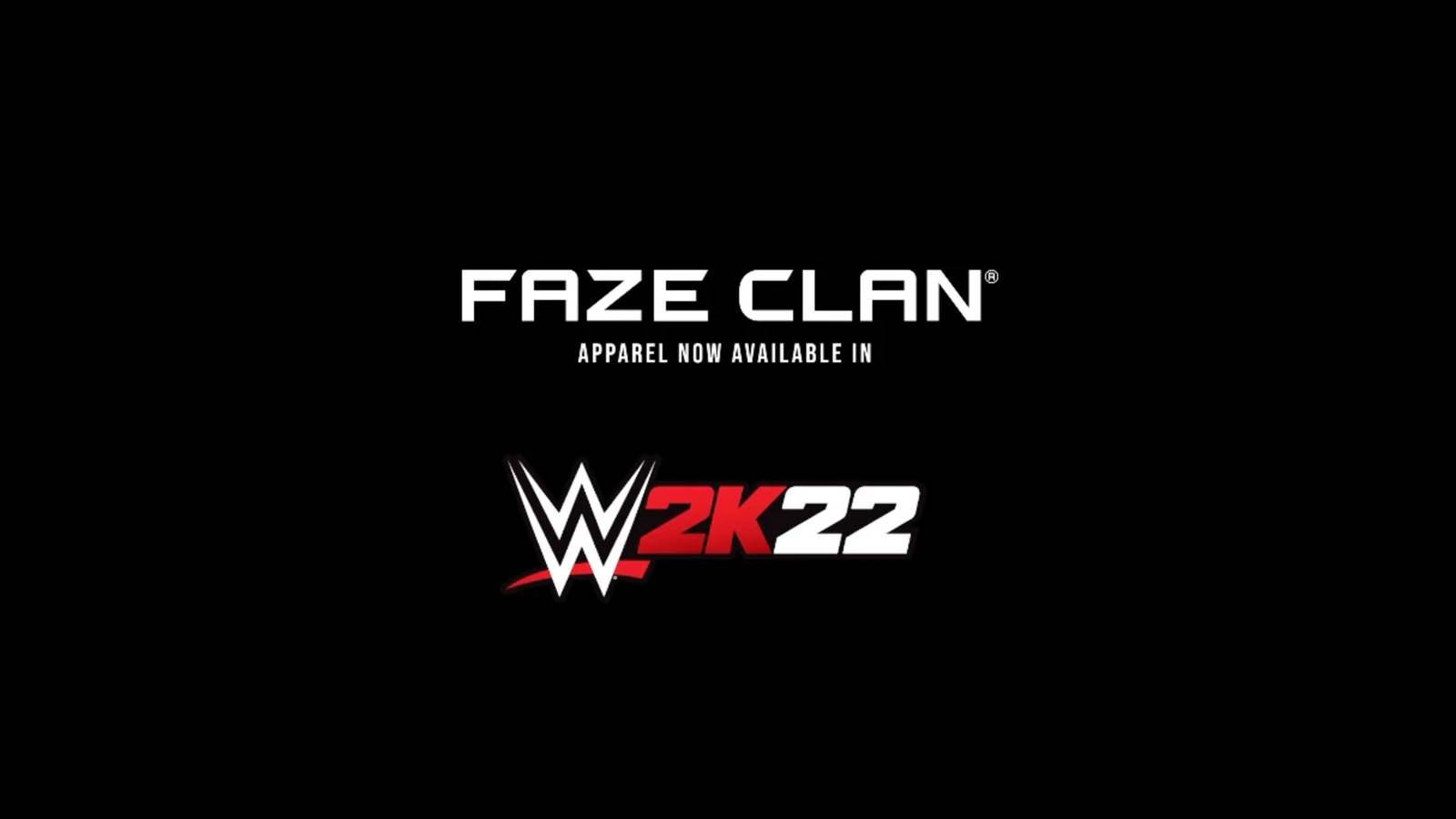WWE 2K22 FaZe Clan
