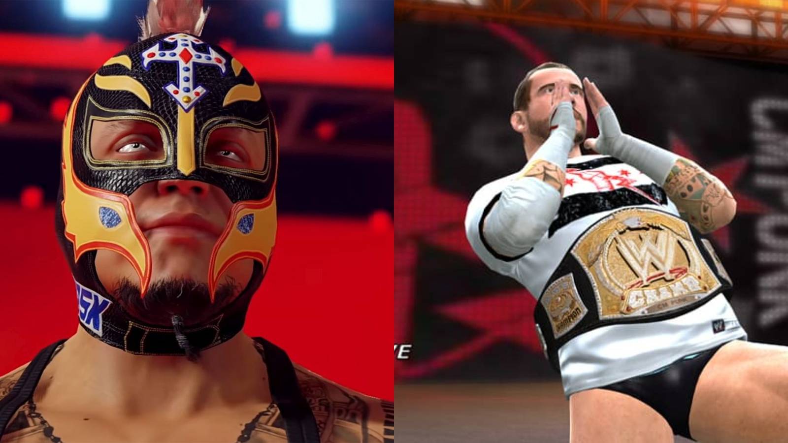 WWE 2K22 Rey Mysterio and CM Punk