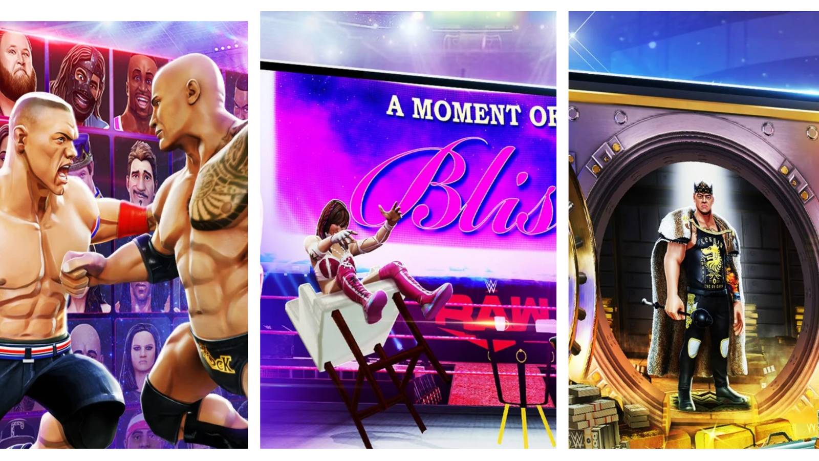 WWE Mayhem - 3 joined images