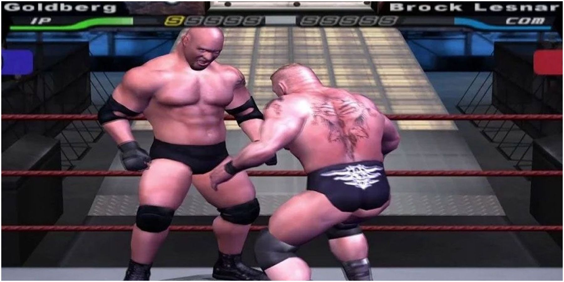 WWE-Smackdown-Here-Comes-The-Pain Lesnar v Goldberg