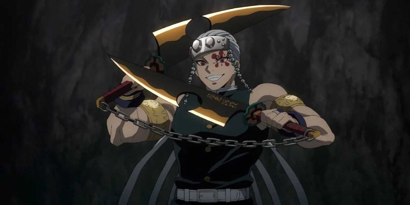 Tengeun Uzui And His Flashy Nichirin Cleavers (Demon Slayer)