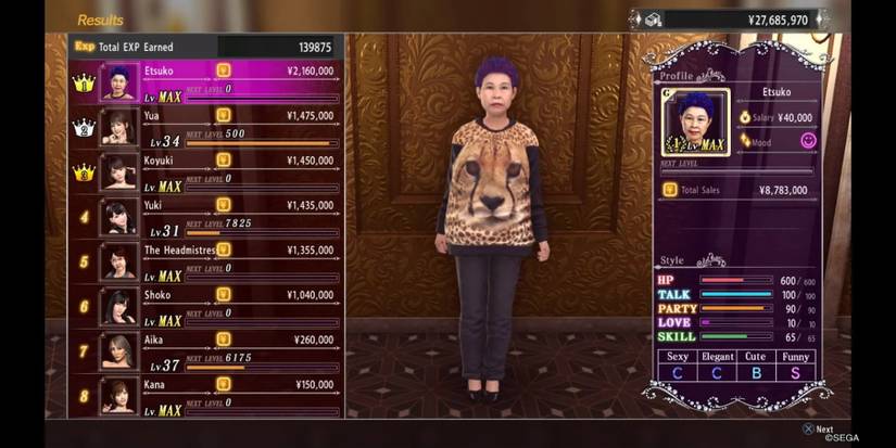 Yakuza Kiwami 2_Cabaret Club_Etsuka