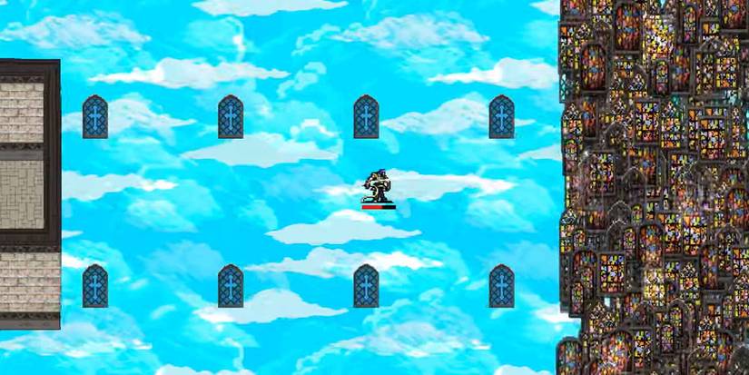 Approaching the Yellow Sign in The Hidden Ground in Vampire Survivors