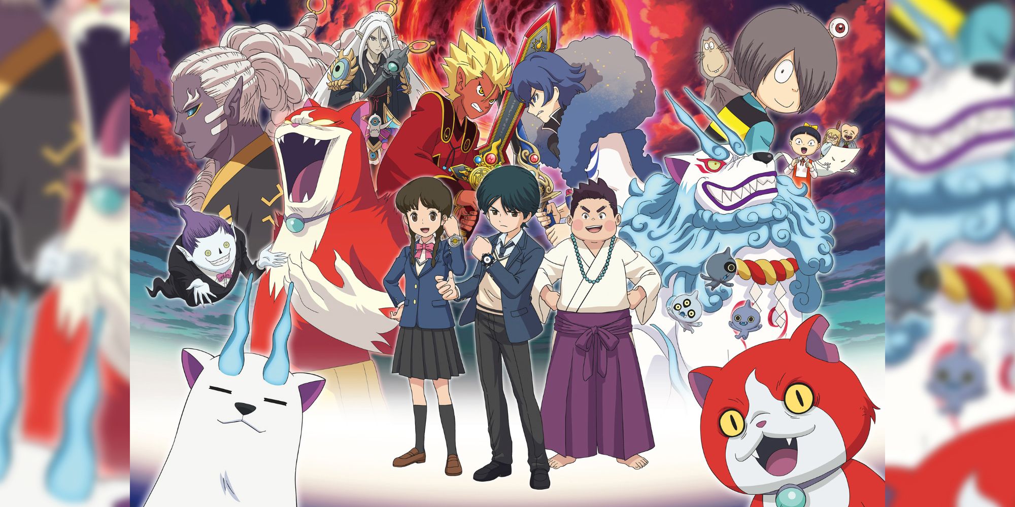 Image Showing The Poster For the Yo-Kai Watch Shadowside Movie 