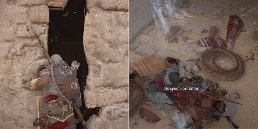 ac origins entrance and snakes