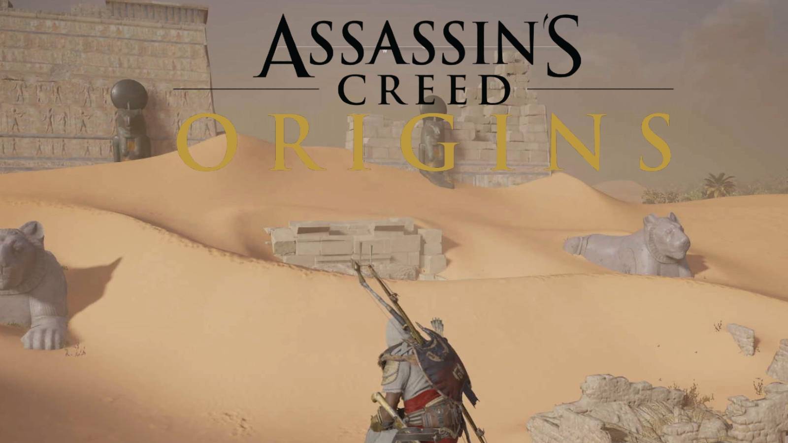 ac origins title and temple entrance