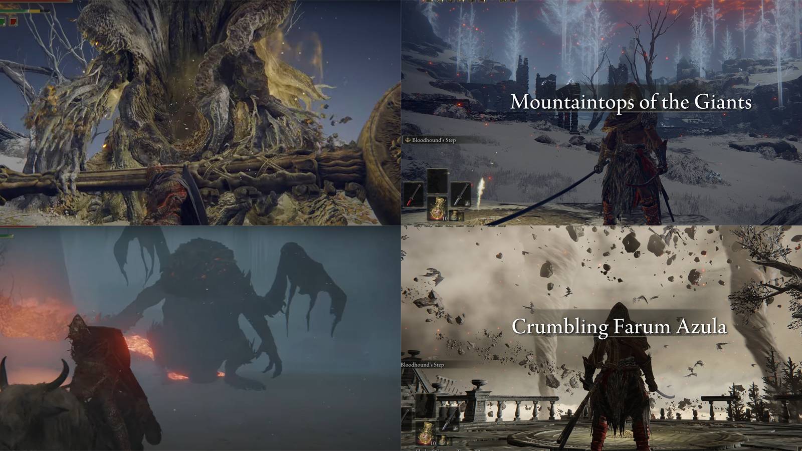 all mountaintop of the giants bosses in elden ring