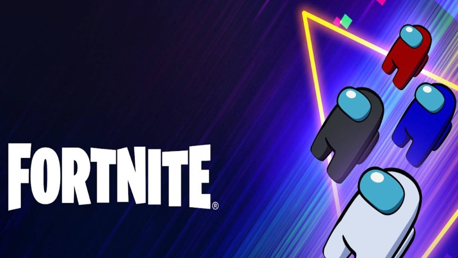 among us collab fortnite