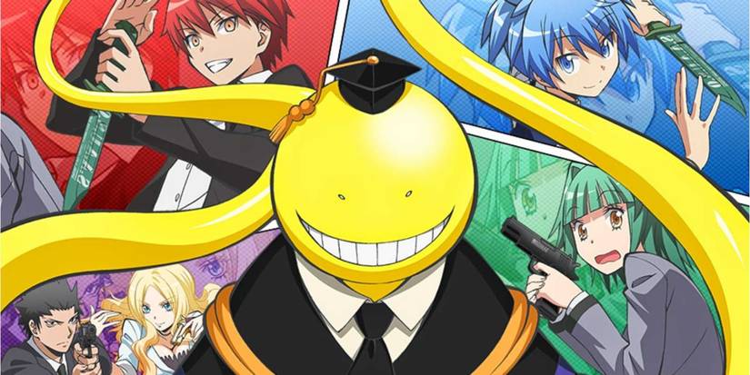 koro-sensei and characters from assassination classroom