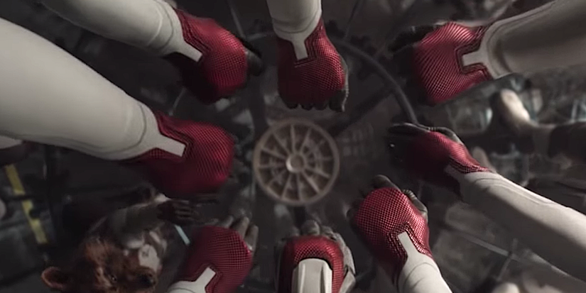 endgame characters putting fists together