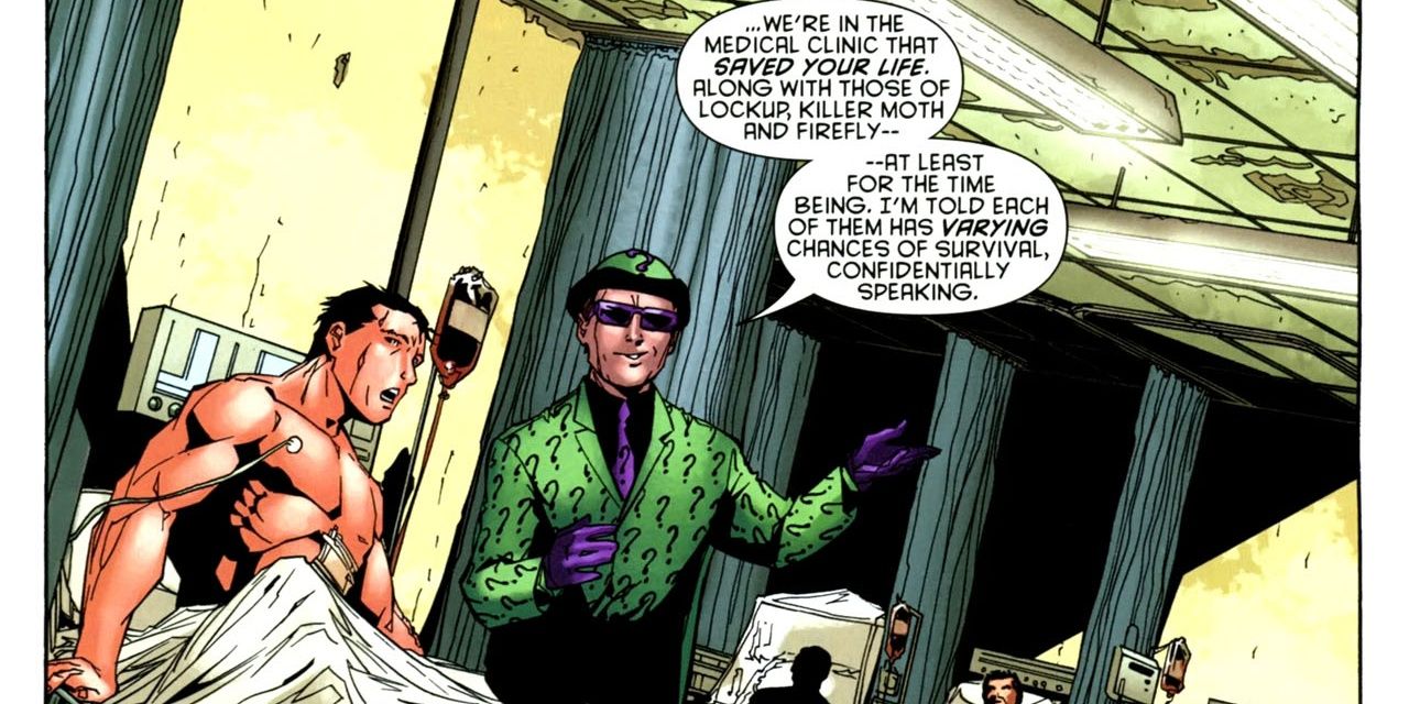 riddler saves nightwing 