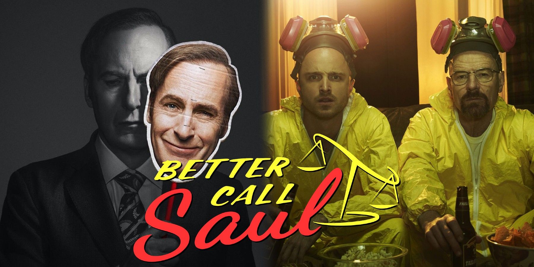 Better Call Saul Bob Odenkirk Bryan Cranston Aaron Paul Goodman Jimmy McGill Walter White Jesse Pinkman