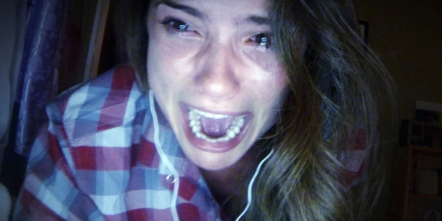 Blaire screaming in Unfriended