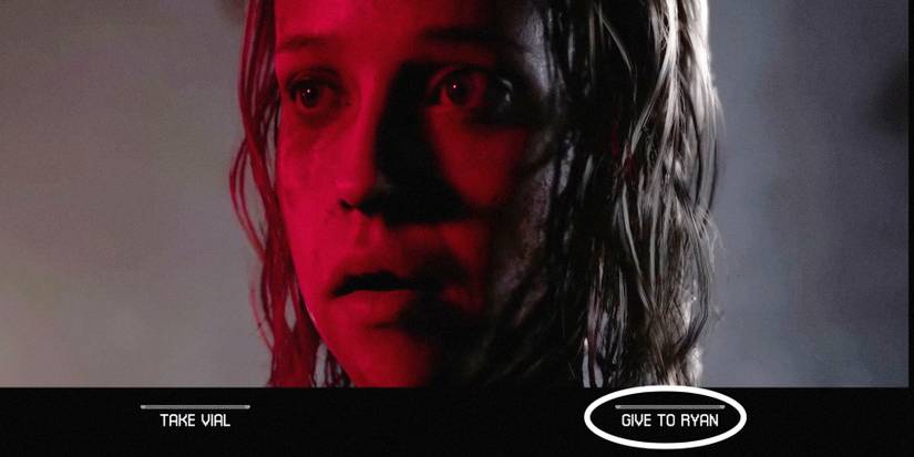 blood refusing the blood vial in the quarry