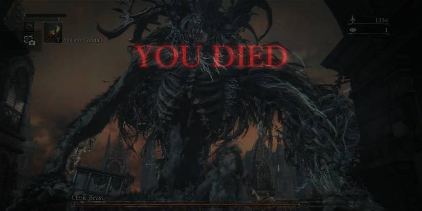 bloodborne you died screen