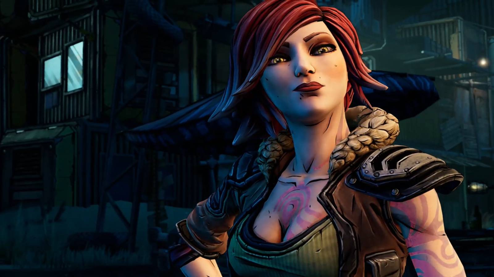 Close up of Lilith with her head titled up in Borderlands 3