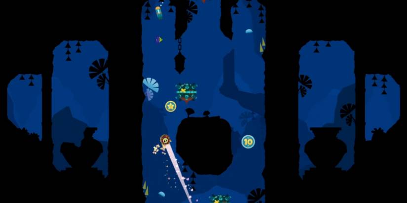 bouncing through an underwater stage in surface rush