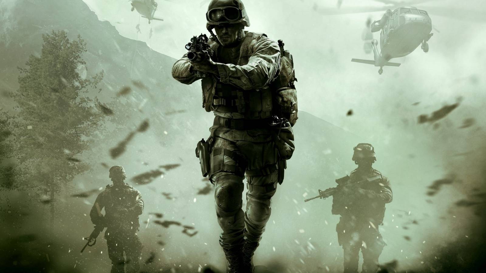 call of duty 4 key art