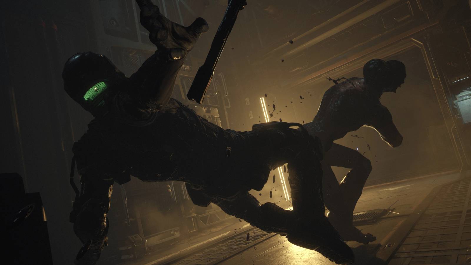 callisto protocol melee combat baton dodge dead space