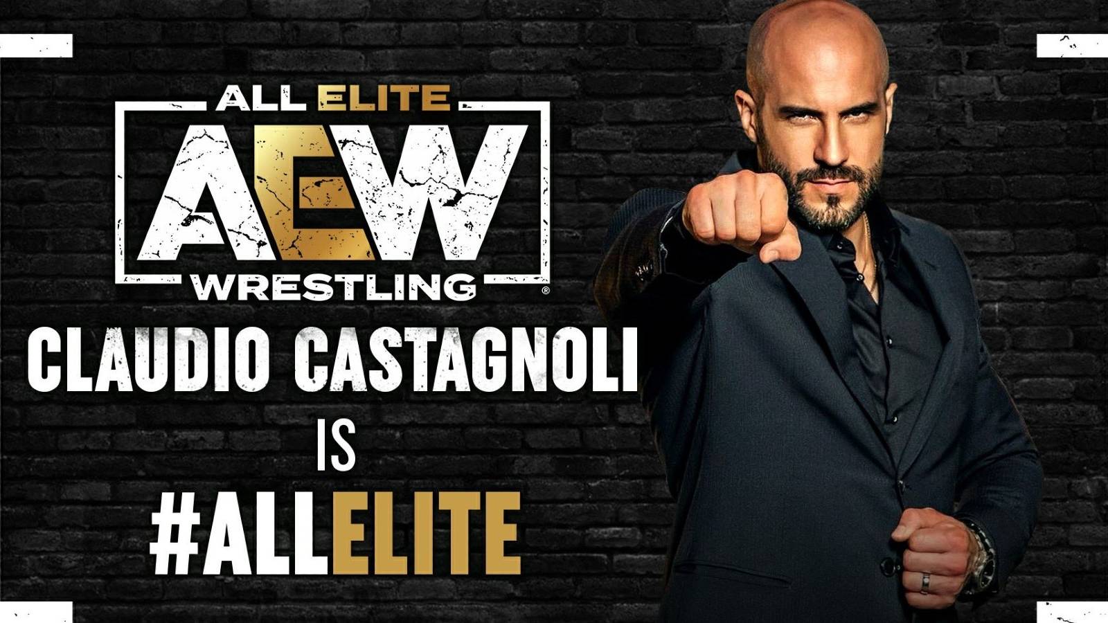 Claudio Castagnoli AEW All Elite graphic